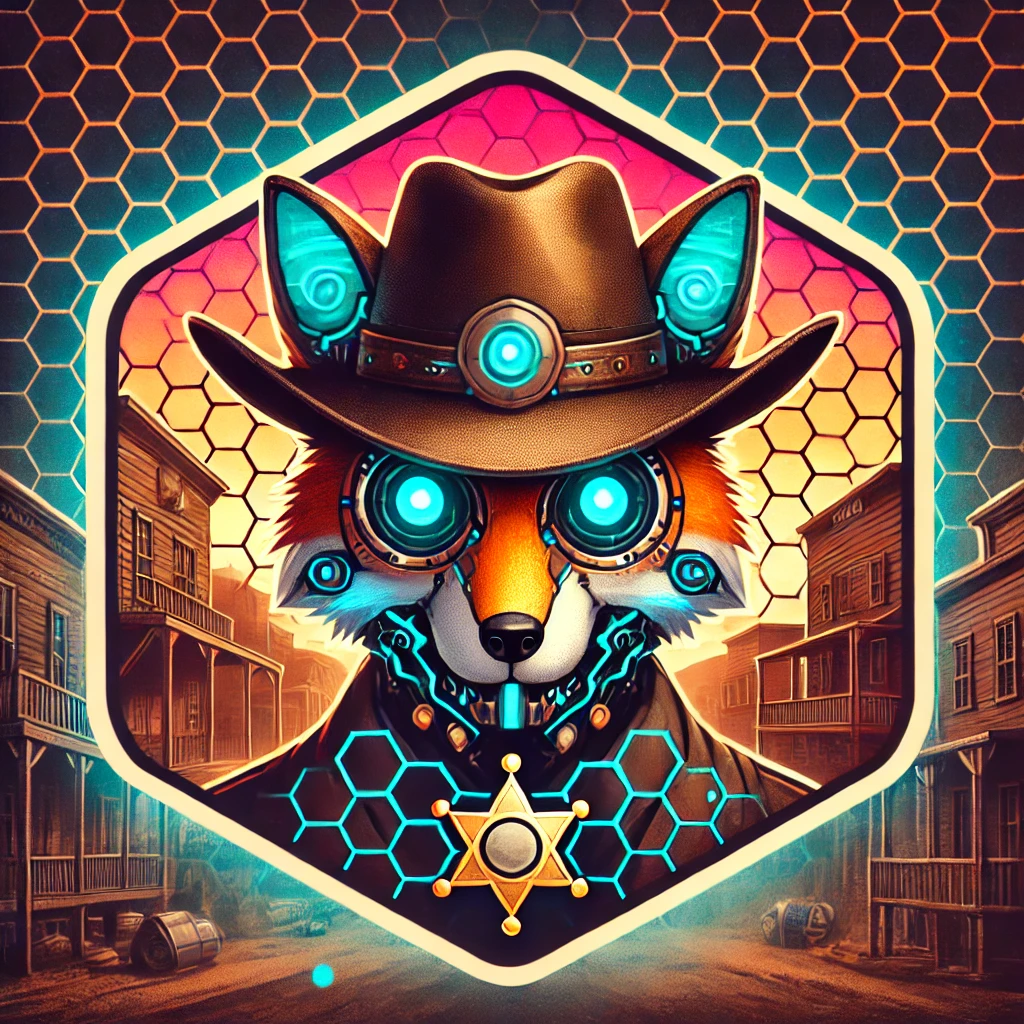 AI Frontier Cyberpunk Fox